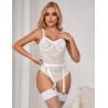 BODY BLANC AVEC PORTE JARRETELLE AMOVIBLE