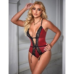 BODY ROUGE WETLOOK FENDU