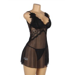 NUISETTE NOIR TRANSPARENTE