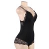 BODY NOIR EFFET SHORTY DENTELLE