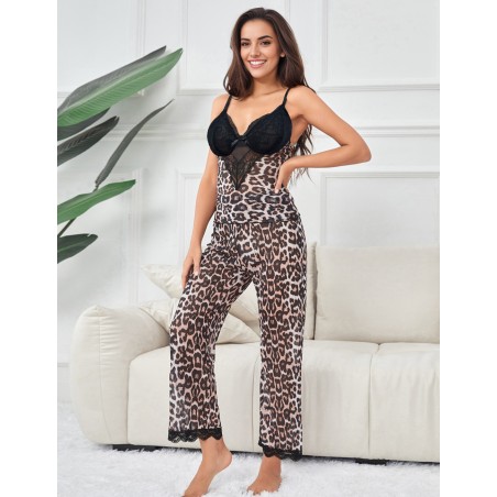 PIJAMA EN LÉOPARD