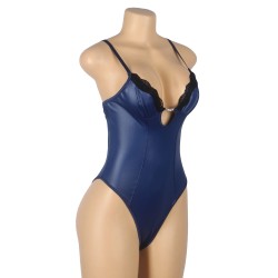 BODY -BLEU WETLOOOK