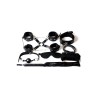KIT BDSM 8 PIÈCES NOIR