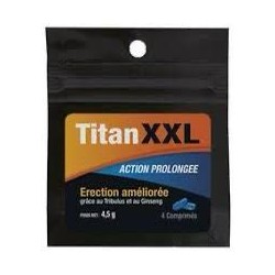 Titan XXL Homme - 4 comprimés