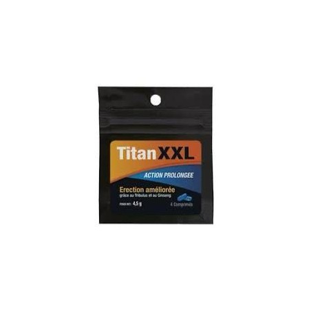 Titan XXL Homme - 4 comprimés